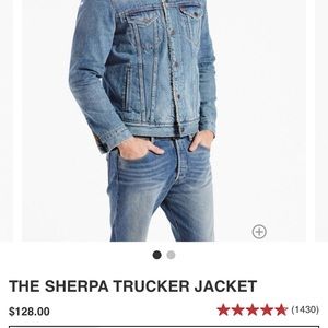 Authentic Levi’s Sherpa Jeans Jacket